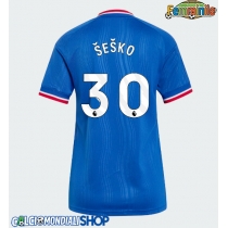Maglie da calcio Manchester United Benjamin Sesko #30 Seconda Maglia Femminile 2026-27 Manica Corta